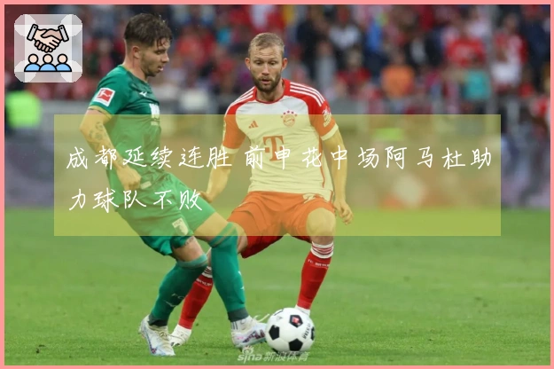 成都延续连胜 前申花中场阿马杜助力球队不败